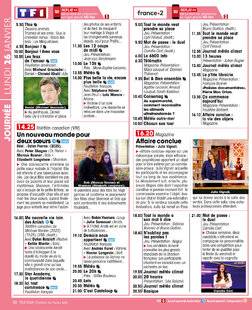 Télé Star 2573 JOURNÉE LUNDI 26 JANVIER