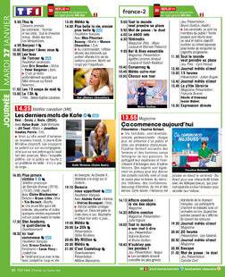 Télé Star 2573 JOURNÉE MARDI 27 JANVIER