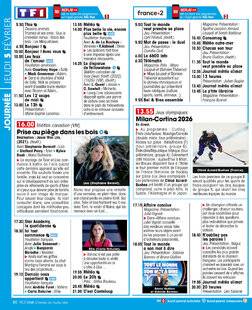 Télé Star 2574 JOURNÉE JEUDI 5 FÉVRIER