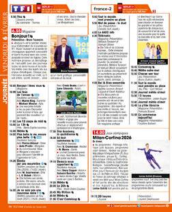 Télé Star 2574 JOURNÉE VENDREDI 6 FÉVRIER