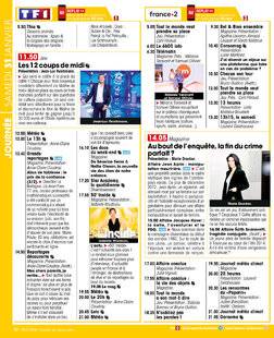 Télé Star 2574 JOURNÉE SAMEDI 31 JANVIER