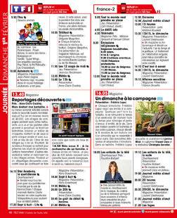 Télé Star 2574 JOURNÉE DIMANCHE 1ER FÉVRIER