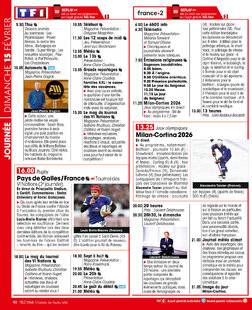 Télé Star 2576 JOURNÉE DIMANCHE 15 FÉVRIER