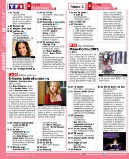 Télé Star 2576 JOURNÉE LUNDI 16 FÉVRIER