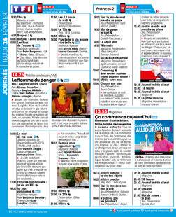 Télé Star 2577 JOURNÉE JEUDI 26 FÉVRIER