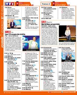 Télé Star 2577 JOURNÉE VENDREDI 27 FÉVRIER