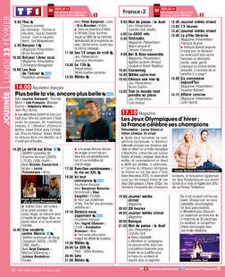 Télé Star 2577 JOURNÉE LUNDI 23 FÉVRIER