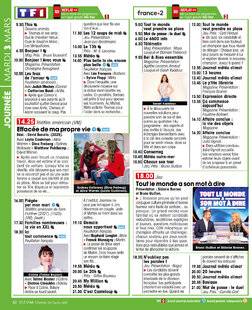 Télé Star 2578 JOURNÉE MARDI 3 MARS