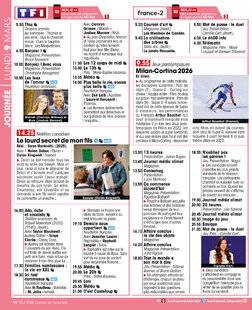 Télé Star 2579 JOURNÉE LUNDI 9 MARS