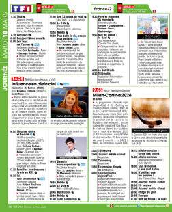 Télé Star 2579 JOURNÉE MARDI 10 MARS