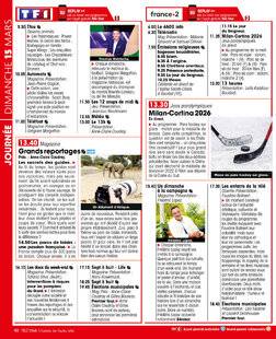 Télé Star 2580 JOURNÉE DIMANCHE 15 MARS