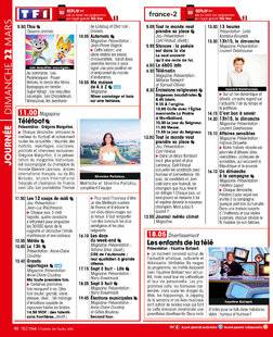 Télé Star 2581 JOURNÉE DIMANCHE 22 MARS