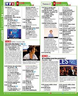 Télé Star 2581 JOURNÉE MARDI 24 MARS