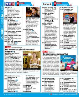 Télé Star 2581 JOURNÉE JEUDI 26 MARS