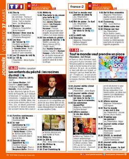 Télé Star 2581 JOURNÉE VENDREDI 27 MARS