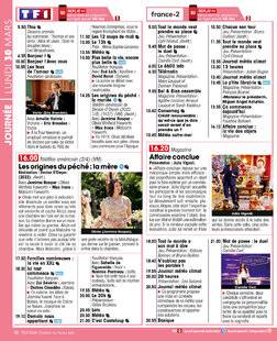 Télé Star 2582 JOURNÉE LUNDI 30 MARS