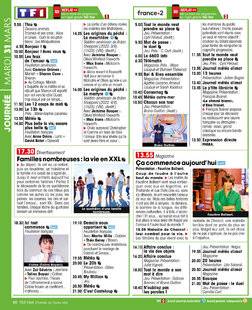 Télé Star 2582 JOURNÉE MARDI 31 MARS
