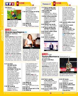 Télé Star 2583 JOURNÉE SAMEDI 4 AVRIL