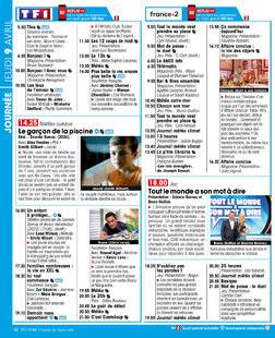 Télé Star 2583 JOURNÉE JEUDI 9 AVRIL