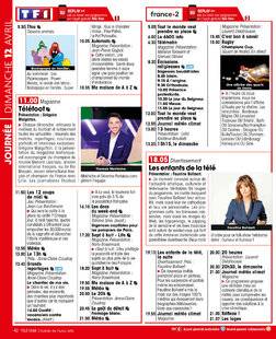 Télé Star 2584 JOURNÉE DIMANCHE 12 AVRIL