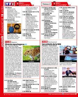 Télé Star 2585 JOURNÉE DIMANCHE 19 AVRIL