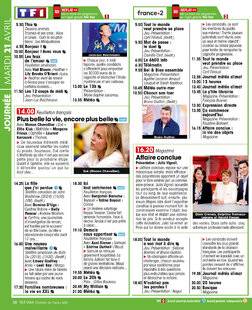 Télé Star 2585 JOURNÉE MARDI 21 AVRIL