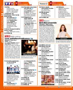 Télé Star 2585 JOURNÉE VENDREDI 24 AVRIL