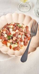 Télé Star 2586 Tartare de thon aux pêches