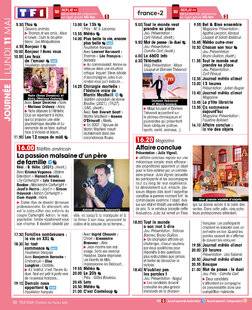 Télé Star 2588 JOURNÉE LUNDI 11 MAI