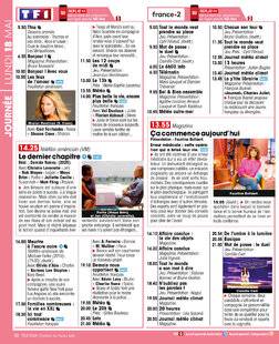 Télé Star 2589 JOURNÉE LUNDI 18 MAI