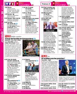 Télé Star 2589 JOURNÉE MERCREDI 20 MAI