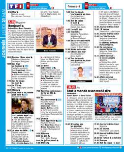 Télé Star 2589 JOURNÉE JEUDI 21 MAI