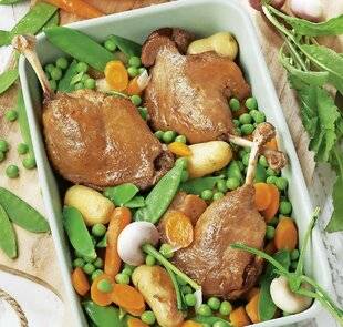 Télé Star 2590 Confit de canard aux légumes de printemps