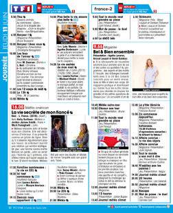 Télé Star 2592 JOURNÉE JEUDI 11 JUIN