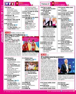 Télé Star 2593 JOURNÉE MERCREDI 17 JUIN