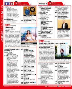 Télé Star 2593 JOURNÉE DIMANCHE 14 JUIN