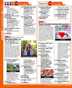 Télé Star 2594 JOURNÉE VENDREDI 26 JUIN