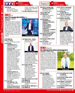Télé Star 2594 JOURNÉE DIMANCHE 21 JUIN