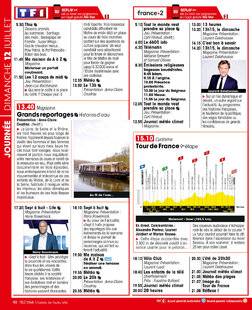 Télé Star 2597 JOURNÉE DIMANCHE 12 JUILLET