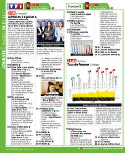 Télé Star 2597 JOURNÉE MARDI 14 JUILLET