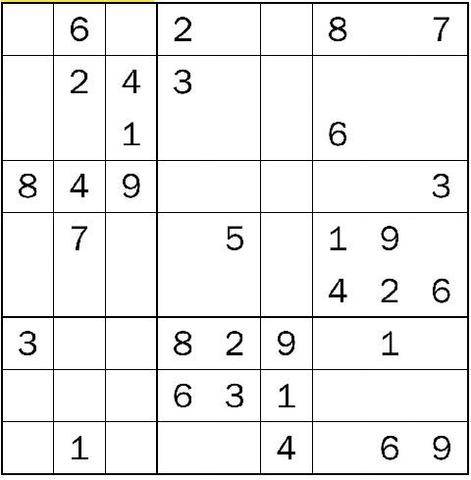 Télé Star 2598 Sudoku