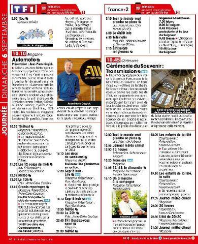 Télé Star 2605 Dimanche 6 septembre