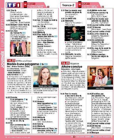 Télé Star 2605 Lundi 7 septembre