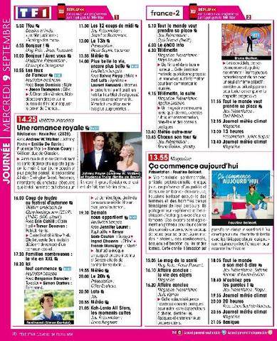 Télé Star 2605 Mercredi 9 septembre