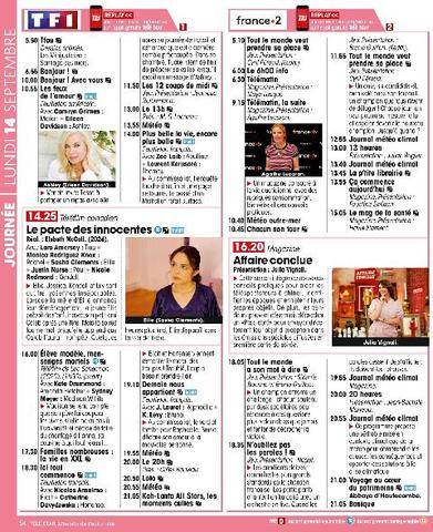 Télé Star 2606 LUNDI 14 SEPTEMBRE