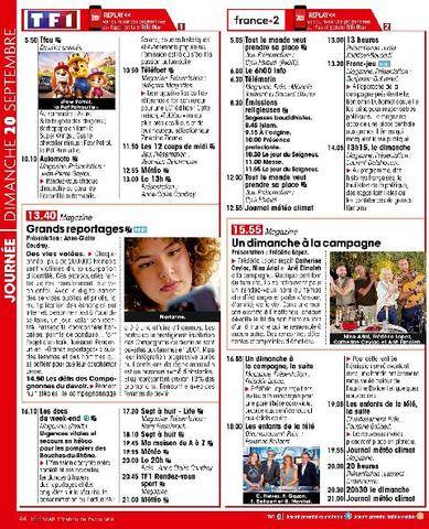 Télé Star 2607 DIMANCHE 20 SEPTEMBRE