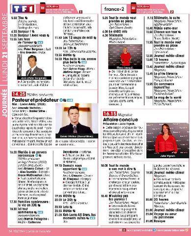Télé Star 2607 LUNDI 21 SEPTEMBRE