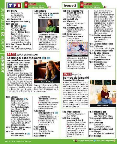 Télé Star 2607 MARDI 22 SEPTEMBRE