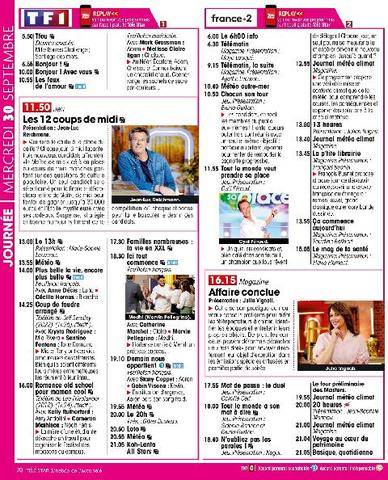 Télé Star 2608 MERCREDI 30 SEPTEMBRE