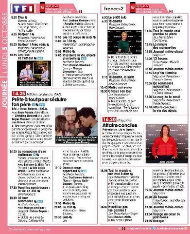 Télé Star 2609 LUNDI 5 OCTOBRE
